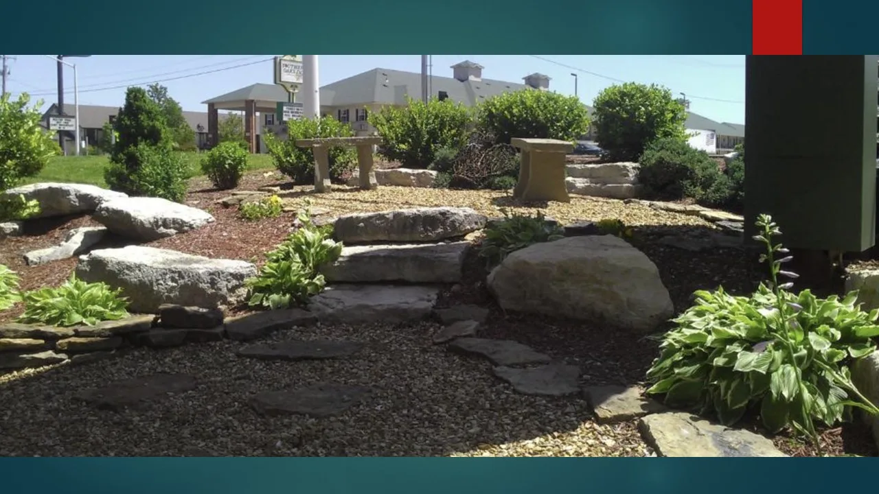 Almost Home Lodge garden and shared outdoor area